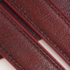 Red Alran Fat Nat Leather Lining Brick Rubber Watch Strap