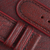 Red Alran Fat Nat Leather Lining Brick Rubber Watch Strap