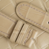 Beige Alligator Lining Midnight Blue Alligator Leather Watch Strap