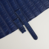 Dark Blue Alligator Lining Light Water Alligator Leather Watch Strap