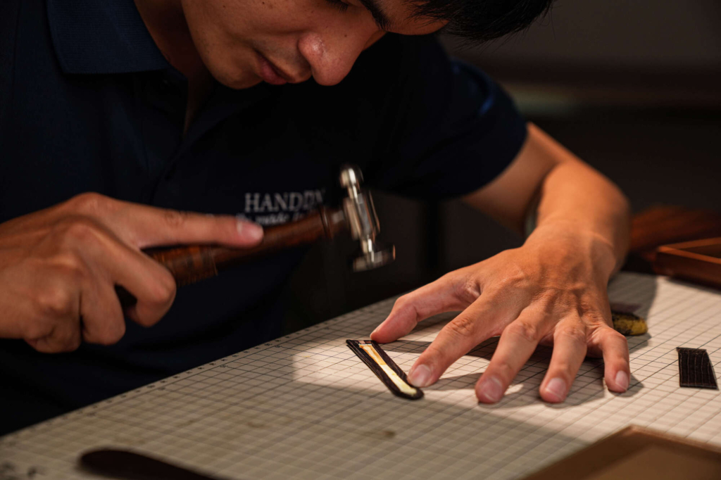 hand stitching over machines