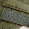 Green Ostrich Lining Forest Epsom Leather Watch Strap
