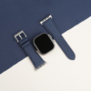 Navy Sailcloth Rubber Apple Watch Ultra Band
