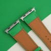 Neon Green Sailcloth Rubber Apple Watch Ultra Band
