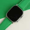 Neon Green Sailcloth Rubber Apple Watch Ultra Band