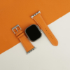 Orange Sailcloth Rubber Apple Watch Ultra Band