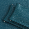 Curved End Aqua Blue Alran Sully Lining Navy Alran Sully Leather Watch Strap