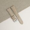 Beige Suede Lining Turquoise Epsom Leather Watch Strap