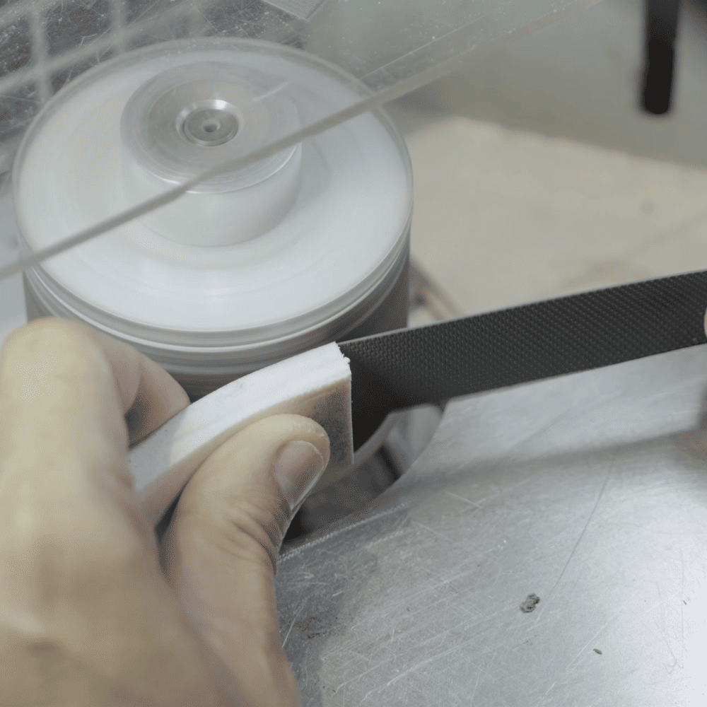 Rubber watch strap making process at HANDDN