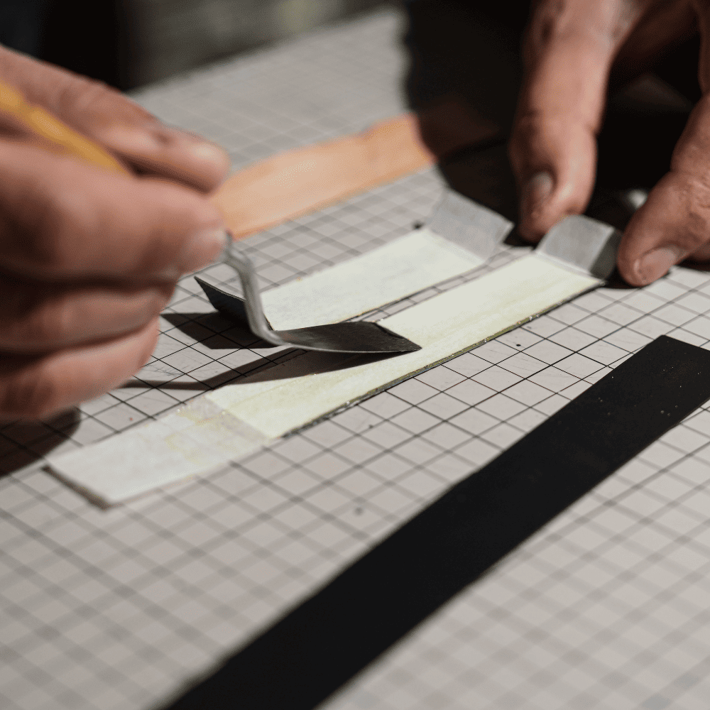 Rubber watch strap making process at HANDDN
