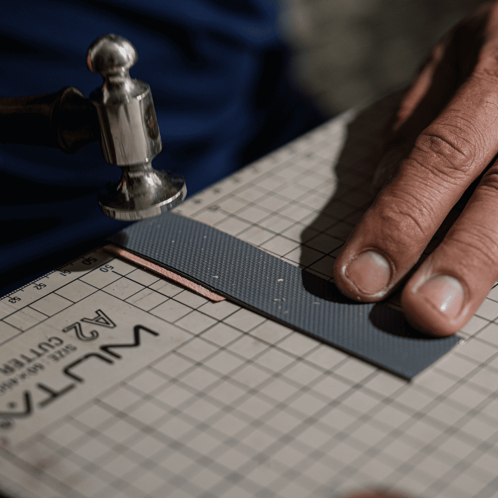 Rubber watch strap making process at HANDDN
