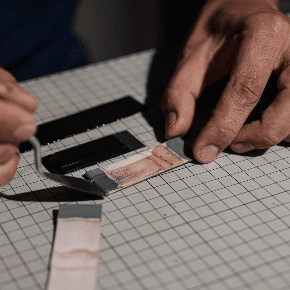 Rubber watch strap making process at HANDDN