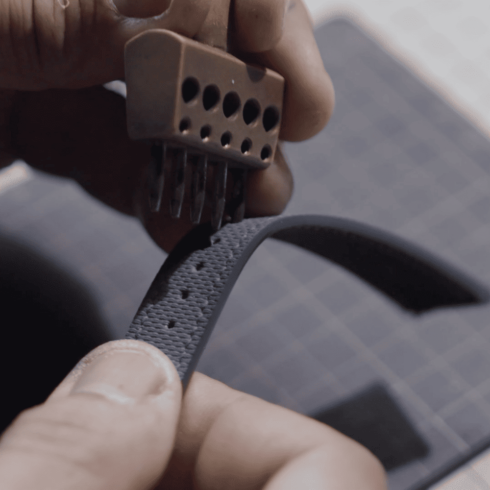 Rubber watch strap making process at HANDDN