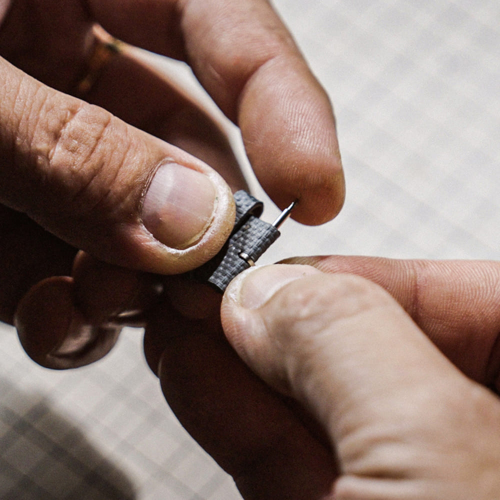 Rubber watch strap making process at HANDDN