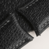 Curved End Black Peccary Lining Brown Sully Leather Watch Strap