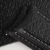 Curved End Black Peccary Lining Brown Sully Leather Watch Strap