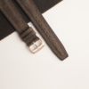 Double Stitch Rustic Crazy Horse Lining Brown Sully Leather Watch Strap