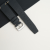 Vintage Black Sailcloth Rubber Lining Black Rubber Watch Strap 8 Vintage Black Sailcloth Rubber Lining Black Rubber Watch Strap
