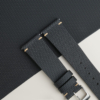 Vintage Black Sailcloth Rubber Lining Black Rubber Watch Strap 7 Vintage Black Sailcloth Rubber Lining Black Rubber Watch Strap