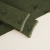 Curved End Green Ostrich Lining Leather Folded Edge Watch Strap 15 Curved End Green Ostrich Lining Leather Folded Edge Watch Strap