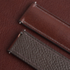 Padded Micro Stitch Brown Vachetta Lining Dark Brown Epsom Leather Watch Strap