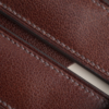 Padded Micro Stitch Brown Vachetta Lining Dark Brown Epsom Leather Watch Strap