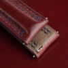 Padded Burgundy Shell Cordovan Lining Brown Alran Sully Leather Watch Strap