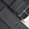 Padded Dark Grey Alran Chevre Lining Dark Grey Alran Chevre Leather Watch Strap 10 Padded Dark Grey Alran Chevre Lining Dark Grey Alran Chevre Leather Watch Strap