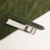Micro Stitch Curved End Padded Dark Olive Pueblo Leather Watch Strap 11 Micro Stitch Curved End Padded Dark Olive Pueblo Leather Watch Strap
