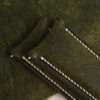 Micro Stitch Curved End Padded Dark Olive Pueblo Leather Watch Strap 15 Micro Stitch Curved End Padded Dark Olive Pueblo Leather Watch Strap