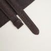 Folded Edge Padded Brown Diamond Lining Golden Alran Sully Leather Watch Strap