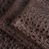 Folded Edge Padded Brown Diamond Lining Golden Alran Sully Leather Watch Strap