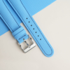 Curved End Padded Miami Blue Sailcloth Rubber Lining Navy Alran Sully Watch Strap