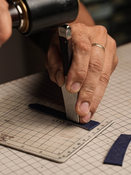 punching holes for sewing