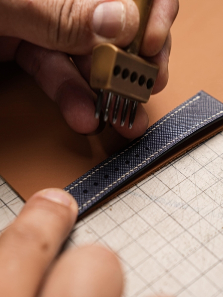 punching pin holes