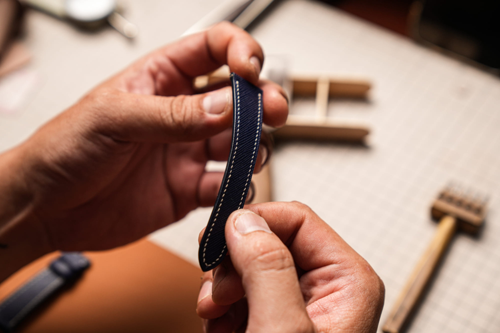 handmade leather watch straps