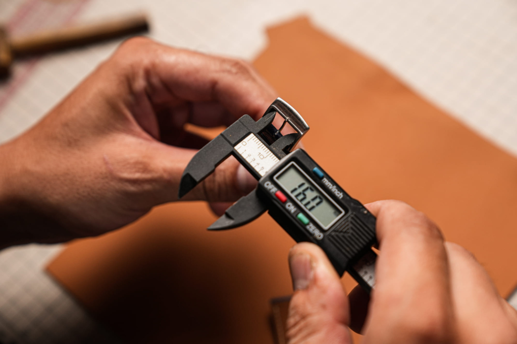 The process of making a leather watch straps at HANDDN