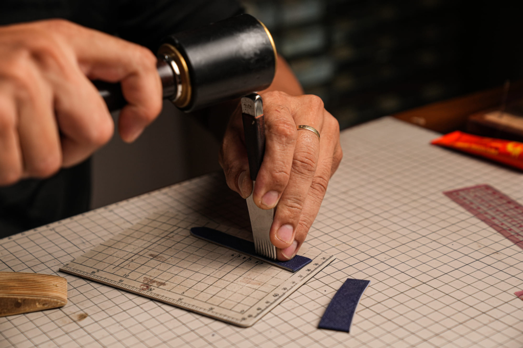 The process of making a leather watch straps