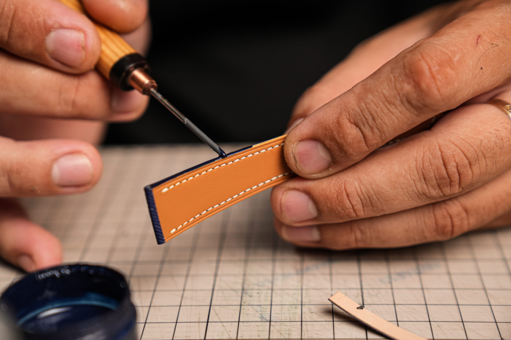 Steps to making a leather watch strap