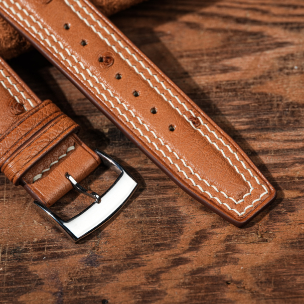 By Garcia 3 Brown Ostrich Bespoke by Garcia