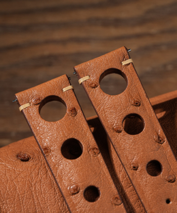 rally brown ostrich bespoke by Handle