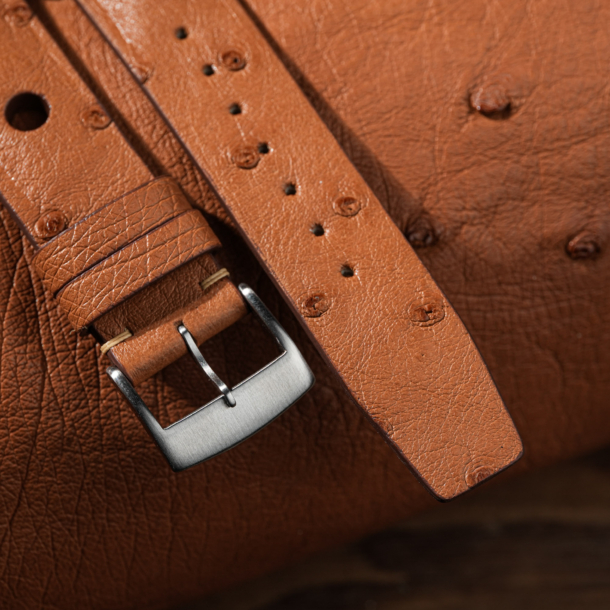 rally brown ostrich bespoke by Handle