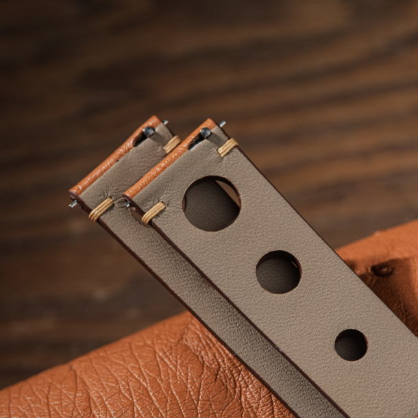 rally brown ostrich bespoke by Handle