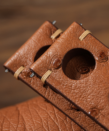 rally brown ostrich bespoke by Handle