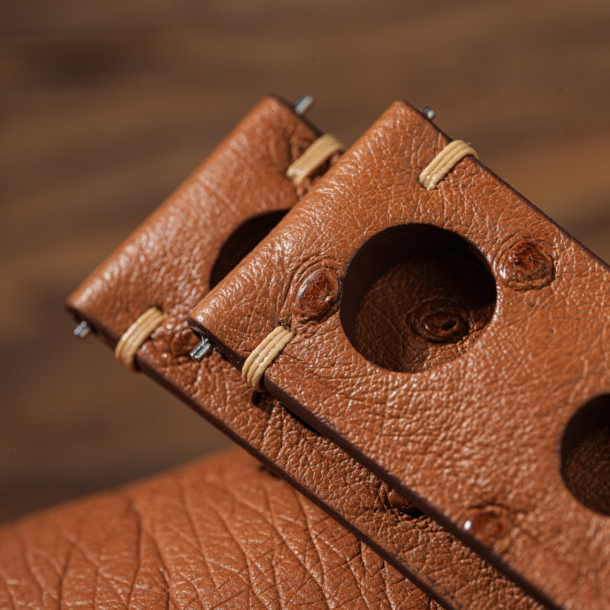 rally brown ostrich bespoke by Handle